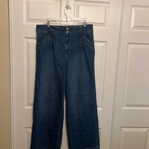 Womens jeans size 16 high rise wide leg Gloria Vanderbilt